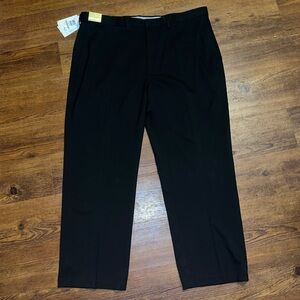 NWT J.M. Haggar Classic Fit Black Dress Pants Joe Men’s Trousers Size 42x29